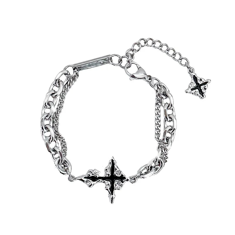 Dark Cross Bracelet