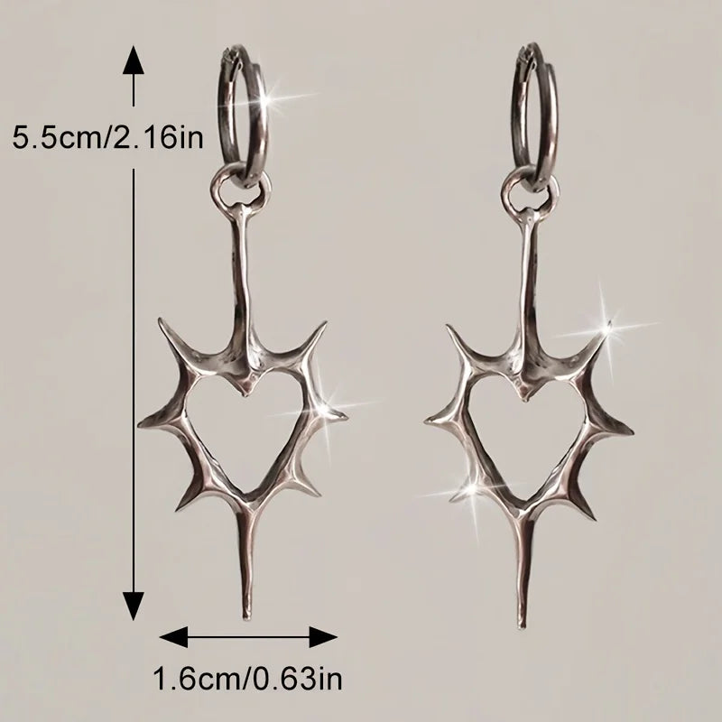 Thorn Heart Earrings