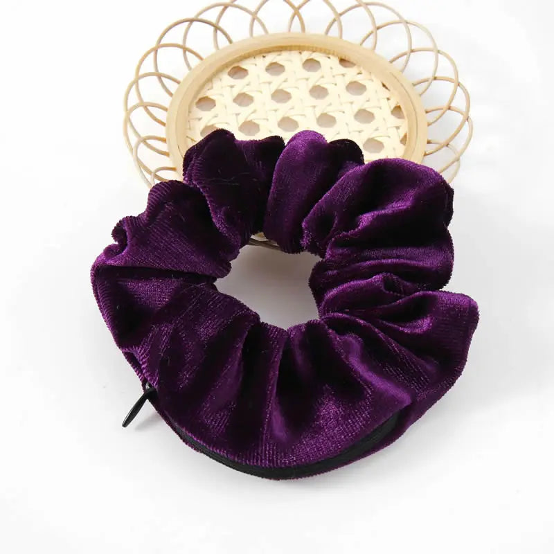Hidden Zipper Scrunchie