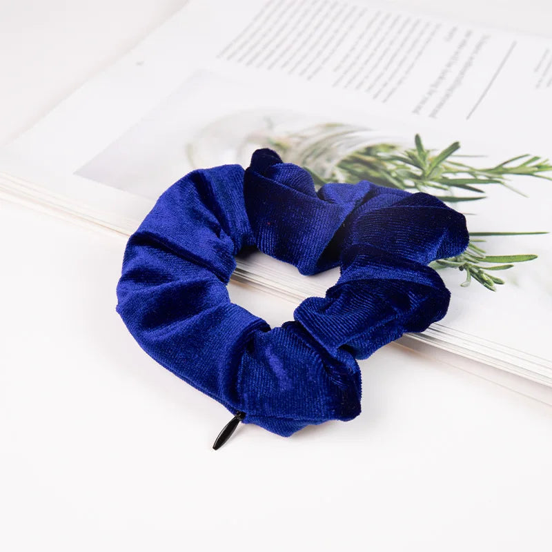 Hidden Zipper Scrunchie
