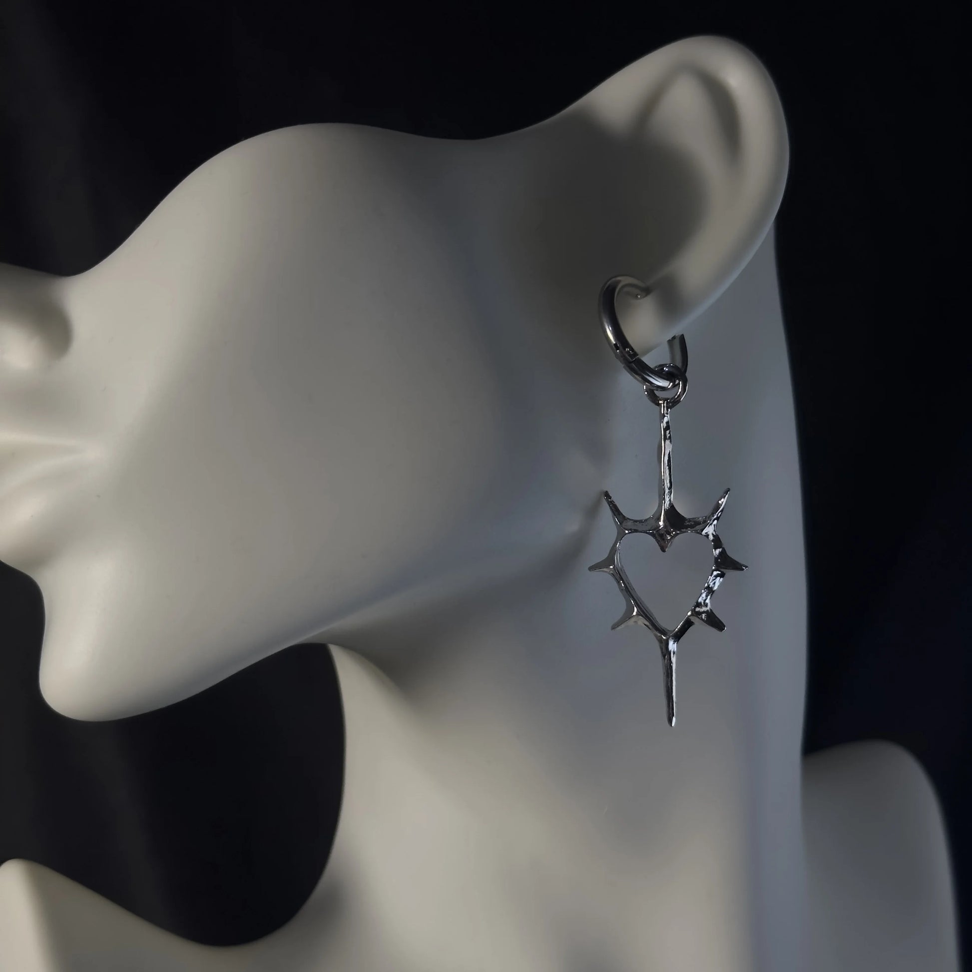Thorn Heart Earrings