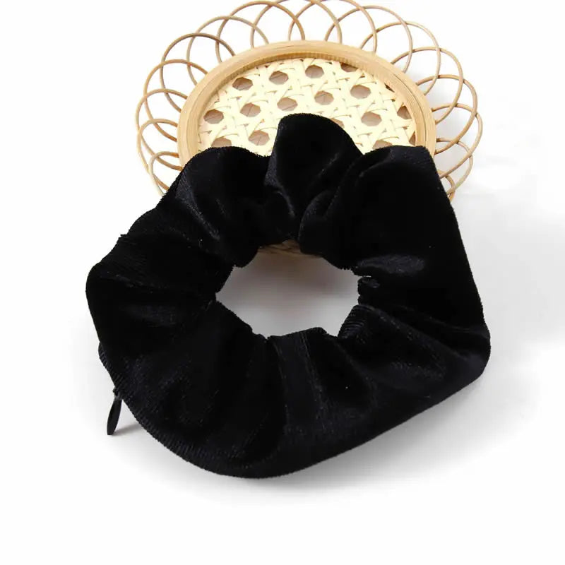 Hidden Zipper Scrunchie