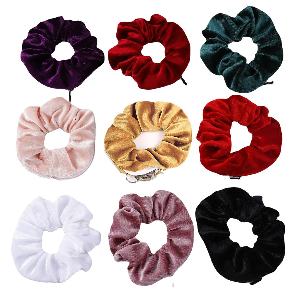Hidden Zipper Scrunchie