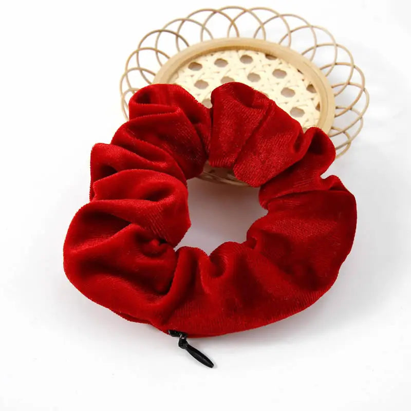 Hidden Zipper Scrunchie