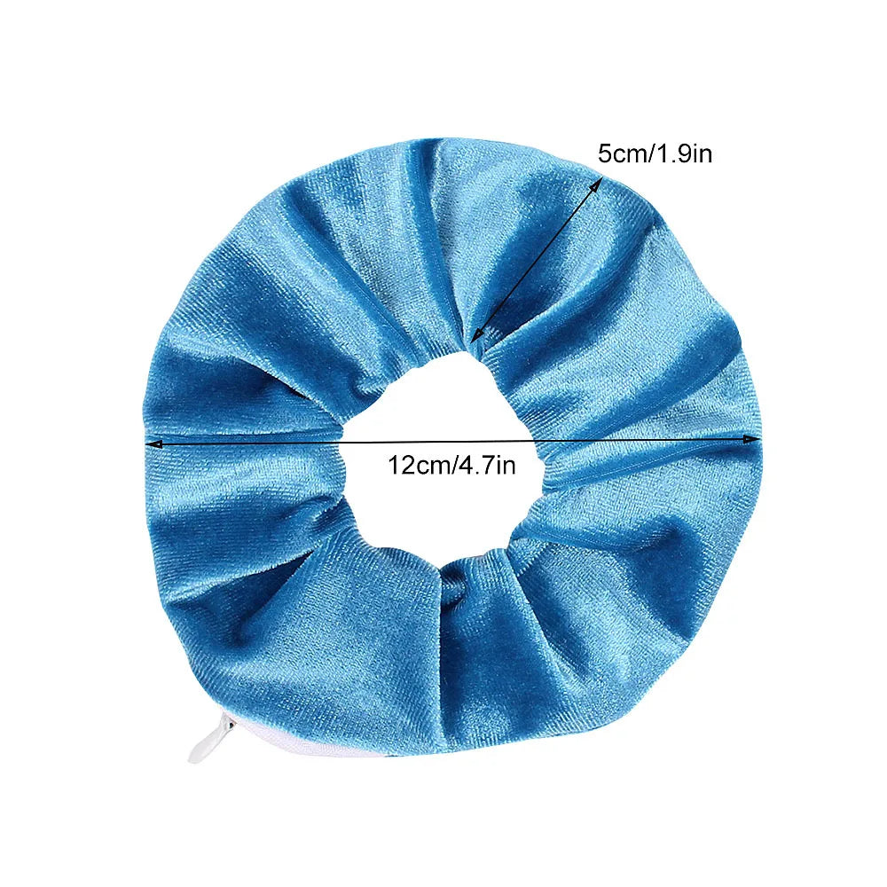 Hidden Zipper Scrunchie