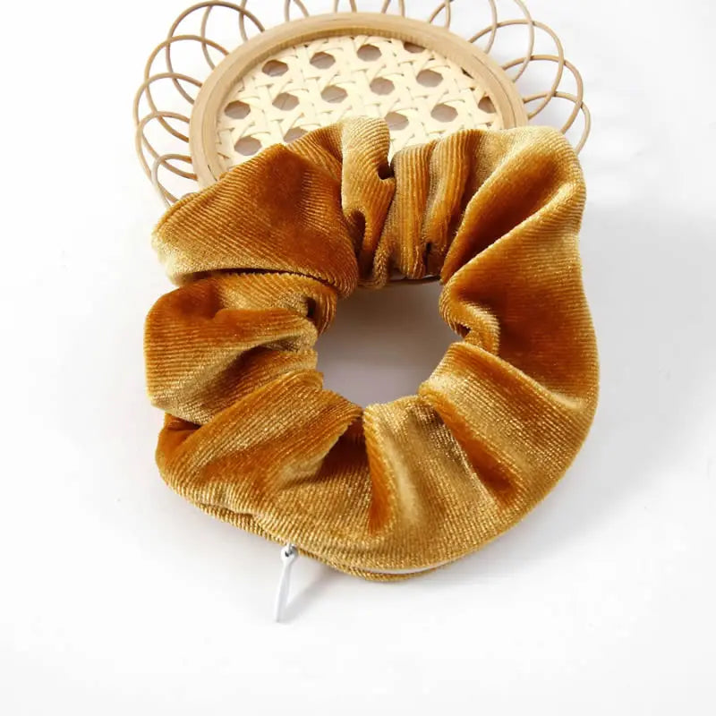 Hidden Zipper Scrunchie