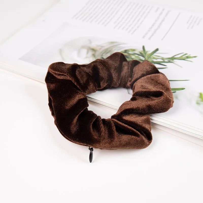 Hidden Zipper Scrunchie