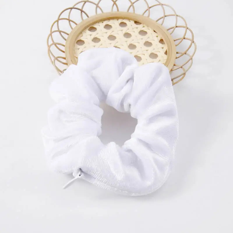 Hidden Zipper Scrunchie