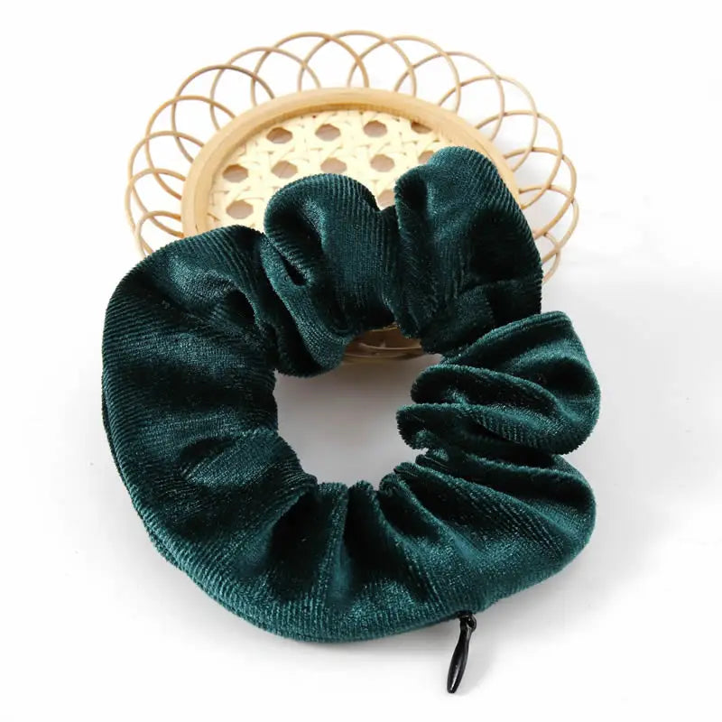 Hidden Zipper Scrunchie