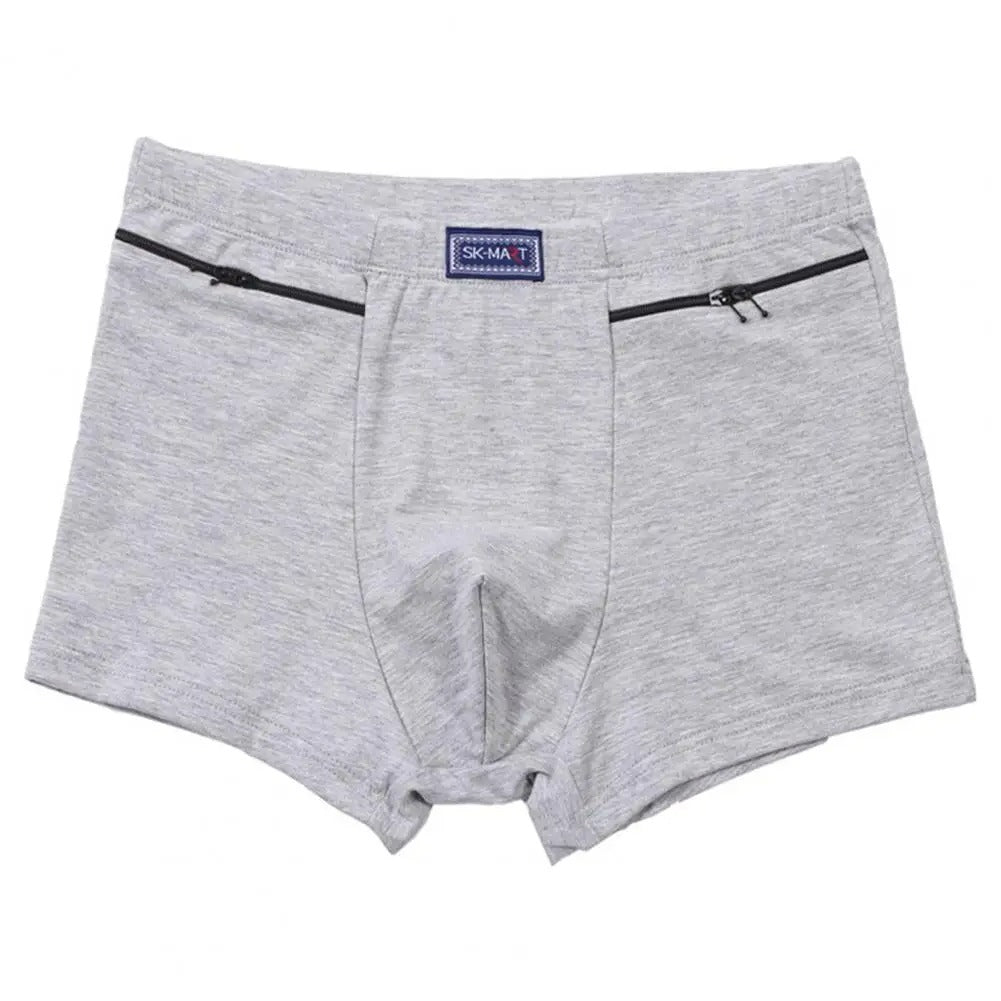 Hidden Pocket Underwear with Dual Zips