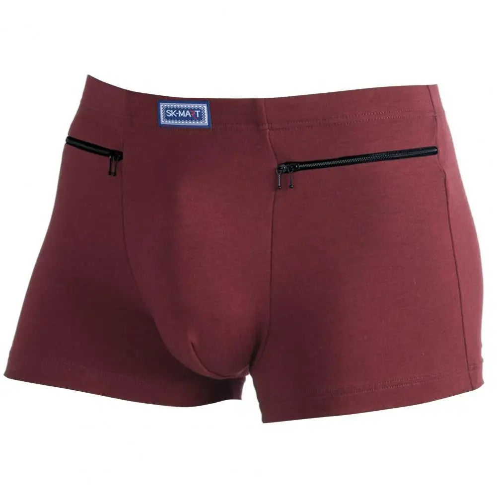 Hidden Pocket Underwear with Dual Zips